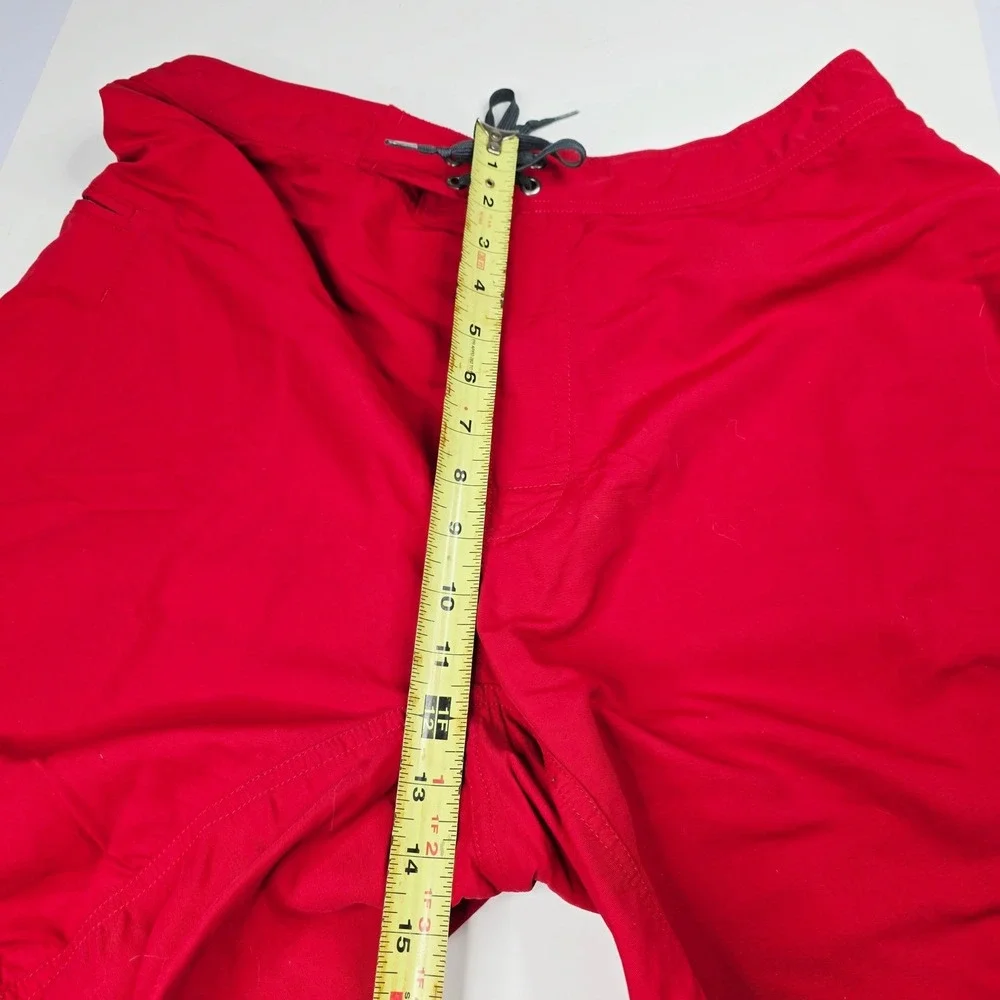 Patagonia Mens Red Board‎ Shorts Swim Trunks Water Sport Size 36